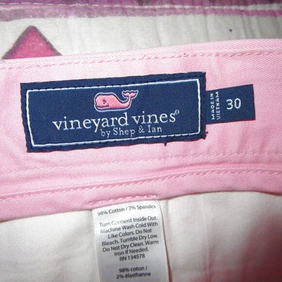 Vineyard Vines STRETCH Breaker Shorts Size 30 CHINO Cotton POCKETS Performance - Picture 4 of 8